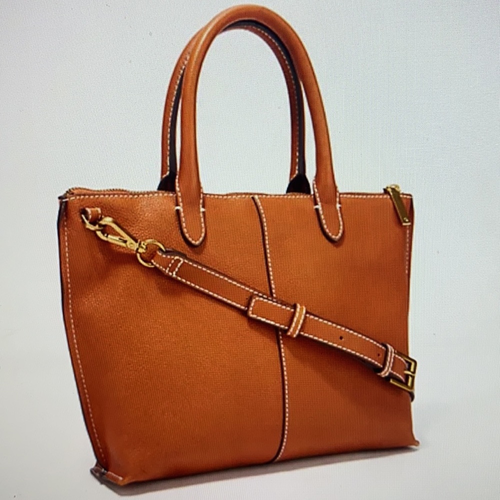 G.I.L.I. Rustic Leather Mini Tote Crossbody